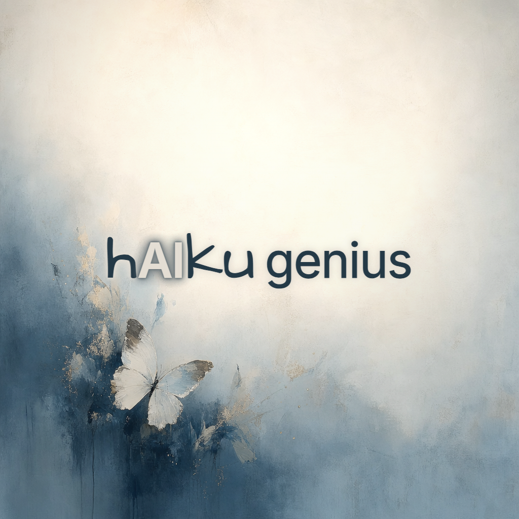 Haiku Genius - AI-powered haiku poetry and generative art logo